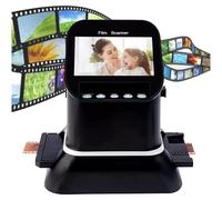 GZKDKZB Escáner de película y Diapositivas, escáner de Negativos 135, 35 mm, 135, 126, 127, de Negativos y Diapositivas a JPEG Digital, convertidor de Fotos Digital LCD de 4,3 Pulgadas