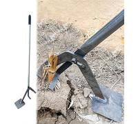 GZKDKZB Extractor de Postes de Madera con Superficie Antideslizante Dentada, Herramienta para Eliminar tocones de arbustos en Jardines, Granjas y para contratistas, Equipo Elevador de Post