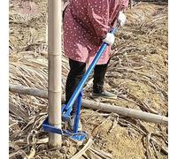 GZKDKZB Extractor de Postes metálico para extraer Postes de Madera, Herramienta para Quitar Postes de cercas Rotos con Hebilla Ajustable en Forma de C y Varilla de 100 cm de Largo, herrami