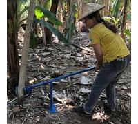 GZKDKZB Extractor de Postes para bambú y estacas de Madera, Herramienta Ligera y fácil de Usar con Adaptador Ajustable y Mango Antideslizante. Multifuncional.