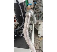 GZKDKZB Manguera de ventilación para Secadora, Manguera para aspiradora Industrial de 40 mm, 32 mm y 35 mm, Manguera Transparente retráctil para recolección de Polvo para aspiradoras indus