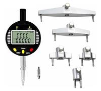 GZKDKZB Medidor de Radio Digital de Alta precisión, con rangos de medición de 5 mm a 700 mm (0,2" a 27,5"), con 5 mordazas Intercambiables, 10 mm, 20 mm, 30 mm, 60 mm y 100 mm.