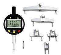 GZKDKZB Medidor de Radio Digital de Alta precisión, medidor electrónico de Radio Interior y Exterior con 5 mordazas de medición de 10 mm, 20 mm, 30 mm, 60 mm y 100 mm.