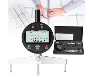 GZKDKZB Medidor de Radio y diámetro de Alta precisión, medidor Digital de Radio con 5 mordazas Intercambiables, Herramienta para medir radios de 5 a 700 mm.