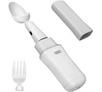 GZKDKZB Parkinson Utensils for Hand Tremors, Arthritis Aid Cutlery, Fixed Spoon and Fork, for Disabled and Parkinson's or Tremor Sufferers