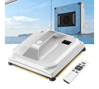 GZKDKZB Robot Aspirador limpiacristales, Robot limpiacristales Inteligente, succión Potente de 3000 Pa, Robot limpiacristales automático con Control Remoto, rociador de Agua, Resistencia