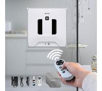 GZKDKZB Robot Inteligente limpiacristales, Robot limpiacristales con Doble rociador de Agua, Potente succión, Resistencia de 3000 Pa, Apagado automático en 20 Minutos, para Interiores y ex