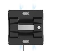 GZKDKZB Robot limpiacristales con 4 chorros de Agua, Robot Limpiador de Ventanas, Limpiador de Ventanas con rociador de Agua automático, Robot lavacristales, Negro