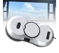 GZKDKZB Robot limpiacristales con rociador de Agua automático, Potencia de succión de 5600 PA, Robot limpiacristales automático con Sensor anticaída para Ventanas, Vidrio y Paredes de márm