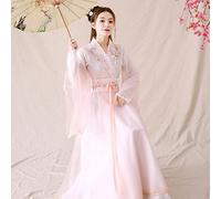 GZKDKZB Traje de Baile Tradicional Hanfu Chino para Mujer, Disfraz de Princesa Han, Vestidos de Hadas de la dinastía Tang Oriental
