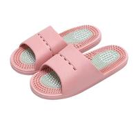 GZKDKZB Zapatillas de Masaje de pies para Hombre y Mujer, Sandalias de reflexología y acupresión Que favorecen la circulación sanguínea, liberan los Puntos gatillo de acupuntura (Rosa, 36/