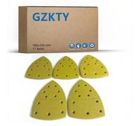 GZKTY 120 Hojas Lijas Triangular Mouse Madera Multilijadora grano 320 | Compatible con Lijadoras PSM 100A, PSM 160, PSM 200AES, PSM 18 - Para Madera y Metal
