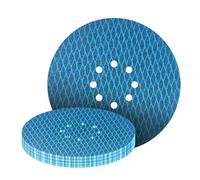 GZKTY 13 Piezas Discos Lija 225mm | Grano P40 | Discos Pulidora 8 Agujeros | Papel Lija Para Lijadora Jirafa, Lijadora de Paredes y Techos