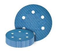 GZKTY 20 discos de lija excéntricos de 225 mm, grano de 6 agujeros, 240 almohadillas de lijado para lijadora excéntrica, jirafa lijadora, máquina pulidora