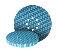 GZKTY 20 Piezas Discos Lija 225mm | Grano P120 | Discos Pulidora 225mm 8 Agujeros | Papel Lija Para Lijadora Jirafa, Lijadora de pared, Lijadora de Paredes y Techos