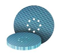 GZKTY 20 Piezas Discos Lija 225mm | Grano P150 | Discos Pulidora 8 Agujeros | Papel Lija Para Lijadora Jirafa, Lijadora de Paredes y Techos