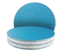 GZKTY Discos de Lija 250mm, 25 Piezas, Grano 80, no poroso Papel de Lija Redondas para Lijadora de Tambor, etc.