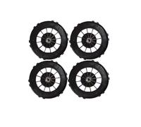 GZLLWVNK Compatible con Purerobo, W-R3S W-R4S W-R1 Robot De Limpieza De Ventanas Piezas De Repuesto Rueda De Limpieza Robot De Limpieza De Ventanas(Black4pcs)