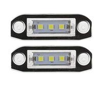 GZLMMY 2 luces LED Canbus para matrícula S80, XC90, S40, V60, XC60, S60, C70, V50, XC70, V70, color blanco, lámpara de número de coche (blanco)