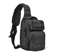 GZLMMY Mochila táctica para hombre, bandolera,bolsa de cuerpo cruzado, casual, multiusos, mochila antirrobo para viajes, senderismo, camping, senderismo, deportes al aire libre, Negro