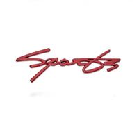 GZLYLY Coche Adhesivo para Land Rover Range Rover Velar,Metálico Pegatinas de Letras para Coche Emblema Personalizable Calcomanías Adhesivo para Carroceria Coche Accesorios,Red