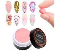 GZMAYUEN Nude Sólido Gel Constructor de Uñas 15 ml Rosa Extensión Decoración 3D Escultura Duro