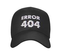GZMQMOKD Gorra béisbol para Hombres algodón Puro, Error 404 Motivation Not Found Gorra béisbol para Hombres y Mujeres Transpirable Computadora Geek Programador Papá Gorras Snapback al Aire Libre