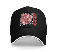 GZMQMOKD Gorra de béisbol para Hombre Gorras de béisbol Esto no es japonés Gira tu Cabeza Gorra para Gorra de Golf Unisex Consigue una Cerveza Chistes Divertidos Regalo Ajustable