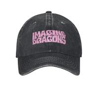 GZMQMOKD Gorra de béisbol para Hombre Imagine Dragons Band Loom World Tour 2025 Conjunto de Gorras de Camionero para Hombres y Mujeres Gorras de béisbol Gorras Casuales Snapback Regalo