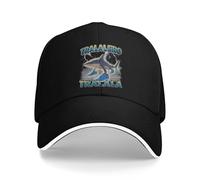 GZMQMOKD Gorra de béisbol para Hombre Nuevas Gorras de béisbol Tralalero Tralala Divertida Ropa de Meme de Tiburón para Hombres Mujeres Gorras de Camionero Gorra de Sol Vintage Regalo Ajustable