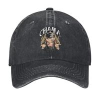 GZMQMOKD Gorra de béisbol para Hombre Unisex Chama Poatan Alex Pereira Gorras de béisbol Vintage Distressed Denim Dad Hat Ajustable Regalo