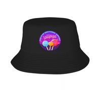 GZMQMOKD Sombreros de Hombre Hechos de algodón Puro, This Is My Emotional Support Lollipop A Adult Fisherman's Hat A Bucket Hat,Regalo