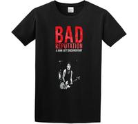 GZNDBFMEP Men's Joan Jett Bad Peputation A Joan Jett Documentary Regular Fit T Shirt