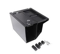 GZOVERSEA Caja fuerte de seguridad con cerradura de contraseña for reposabrazos, almacenamiento y protección de la privacidad. Compatible con Toyota Tundra 2014-2021. Acero al carbono.(Style A)