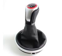 GZPARTB 5 Speed Gear Shift Knob with Leather Boot Cover fo Fabia 2 2007-2010 and Roomster 2006-2010