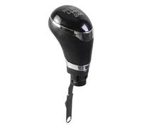 GZPARTB 6 Speed Car Gear Shift Knob for Cruze 2016, Black Leather with Chrome Trim, Manual Transmission Shifter Lever Stick