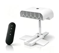 GZPKJ Ventilador De Cama, Ventilador Para Debajo De Las Sábanas, Sistema De Ventilación Silencioso, Con 5 Velocidades Y Control Remoto, Altura Ajustable, Ideal Para Personas Que Pasan Calor