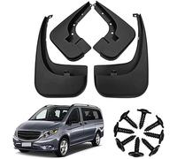 gzqfc Coche Faldillas Antibarro para Mercedes-Benz Vito W447 2016-2022, Delantero Trasero Rueda Protección Impermeable Salpicaduras Guardabarros Antiarañazos Carrocería Accesorio