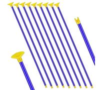 GZqiancang 20 Flechas de Repuesto, Flechas de 42 cm con Ventosa, Flechas con Ventosa para niños y niñas, Arco de Juguete para Uso Interior y Exterior (Azul)