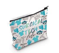 Gzrlyf Bolsa de maquillaje de tecnología quirúrgica, regalo de graduación para un técnico quirúrgico, cirujano, regalo de agradecimiento técnico, bolsa de cosméticos para enfermeras, Surgical Tech