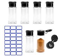 GZRXIOUS Juego 6 Piezas100ml Botes Especias Transparentes