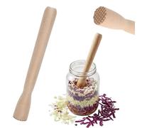 GZRXIOUS Tamper de Fermentación, Tamper Manual, Machacador de Madera, Tamper para Chucrut, Mortero de Madera, para Fermentar Kimchi, Chucrut Y Alimentos Fermentados