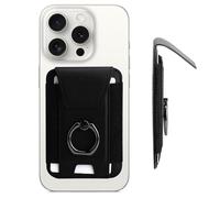 GZRXIOUS Tarjetero magnético para iPhone 17/16/15/14/13 Serie, Adecuado para 6 Tarjetas, Tarjetero Delgado, Cartera de Piel con MagSafe