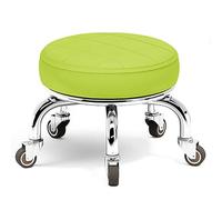 GZSLKSCD Taburete bajo con Ruedas, Silla con Asiento Corto con Ruedas, Taburete pequeño con Ruedas, Taburete de pedicura Giratorio de 360° para el hogar (Talla única A) (Talla única C)