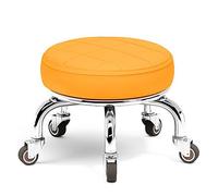 GZSLKSCD Taburete bajo con Ruedas, Silla con Asiento Corto con Ruedas, Taburete pequeño con Ruedas, Taburete de pedicura Giratorio de 360° para el hogar (Talla única) (Talla única)