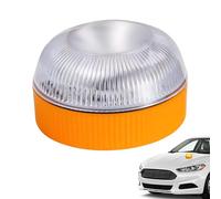 GZWY V16 Luz de advertencia para coche, base magnética para techo de coche, luz intermitente LED de 360°, resistente al agua IP54, repuesto para triángulo de emergencia, luz de advertencia de avería