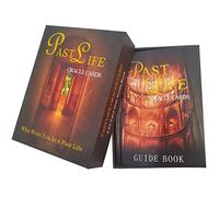 GZXINKE Tarjetas de oráculo de vida pasada con guía, 44 cartas de tarot para principiantes, cartas de oráculo de amor, tarjetas de oráculo de propósito de vida, tarjetas de adivinación