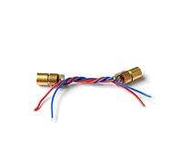 GzxLaY 10pcs 650nm 6mm 3V 5mW Cabezal de módulo de diodo de Punto láser con Punto Rojo