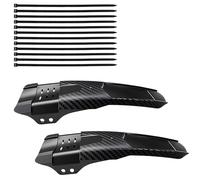 GZXUEHU 2 guardabarros MTB, universal, guardabarros para bicicleta, bridas incluidas, fácil montaje, para bicicleta de montaña, carreras