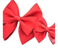 GZXXB Lazo Gigante Accesorio Adornos Lazo Grandes,Hechos A Mano,Paquete Material Bricolaje,Decoración Pared For Exteriores,Navidad,San Valentín,Boda,Fiesta(Black-Pink,30cm)